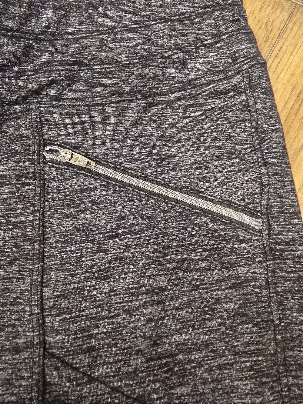Athleta Metro Slouch Reflex Jogger Pants - Heather Charcoal, Charcoal & Blue, XL - Picture 4 of 15